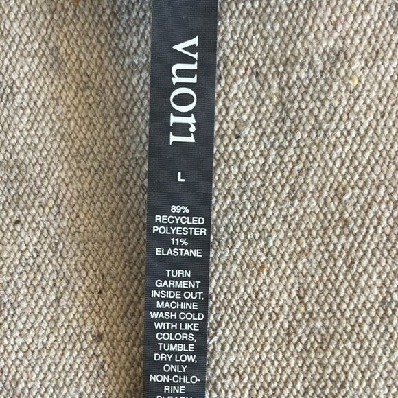 Vuori Woman's Black Heather DreamKnit Halo Essential Hoodie Sz Lr - Picture 8 of 12